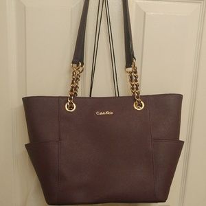 Purple Calvin Klein purse
